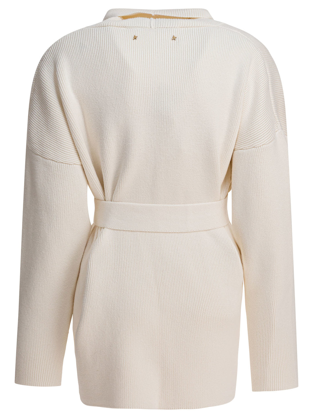 Golden Goose Cardigan With Floral Embroidery Knitwear - White | 259b3ab89281631b26850e24308b34bd7af7eb0c