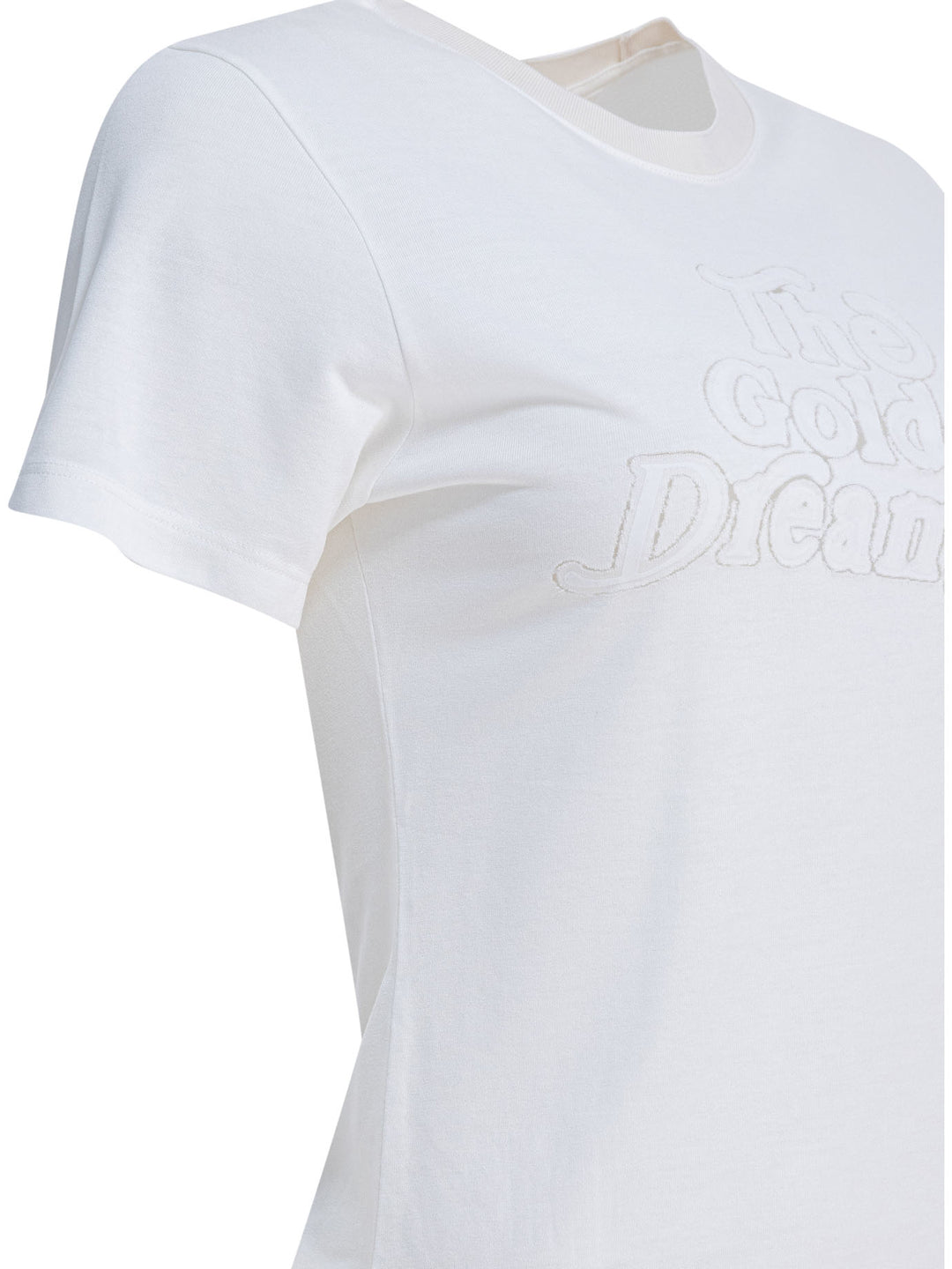 Golden Goose Viscose T-Shirt T-shirts - White | 840def75dd8128f9a6d6439a0339a3a14e3733ef