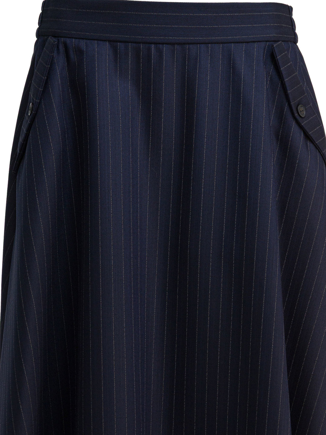 Golden Goose Virgin Wool Skirt Skirts - Blue | 9459515740ac17ce3bef1ec6cb1e802aada6e9a8