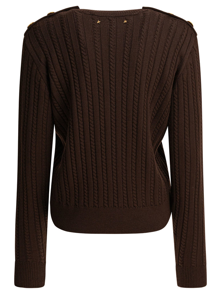 Golden Goose Ofra Knitwear - Brown | fb1ac56932c25e8c84bb29eca4c94049afb51f12