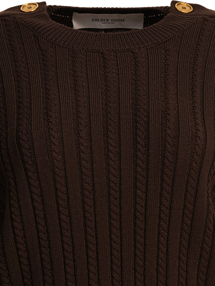 Golden Goose Ofra Knitwear - Brown | a827b1629ab9dcca36c1965b012fb97dbb696307