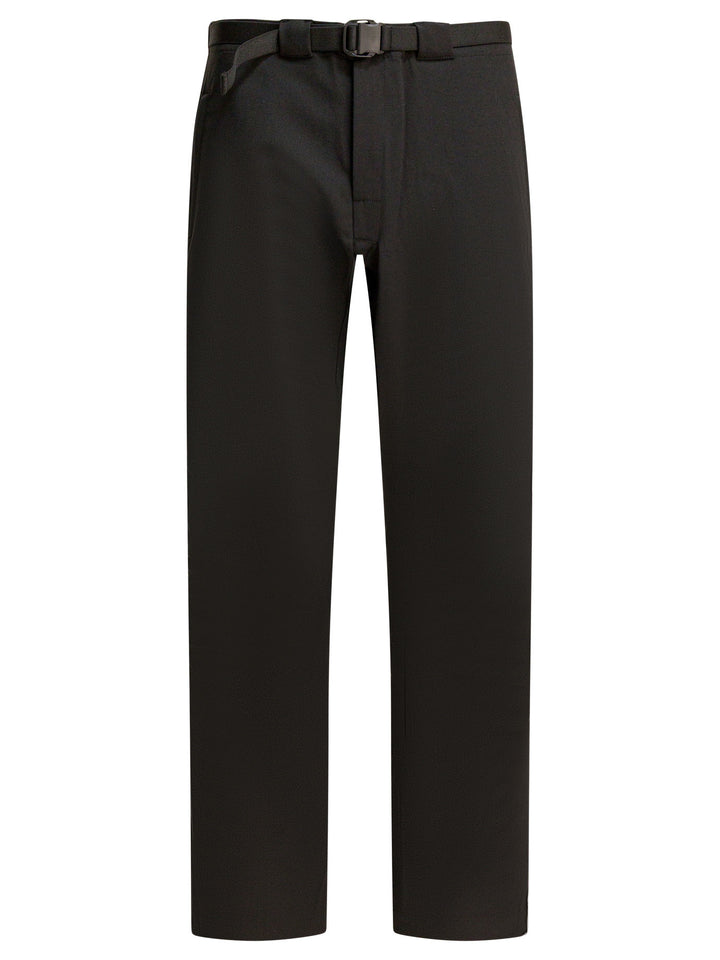 Gr10k Wool Blend Belted Pants Trousers - Black | 59375bfa7d886c4eba8d8ae80688e229d444db83