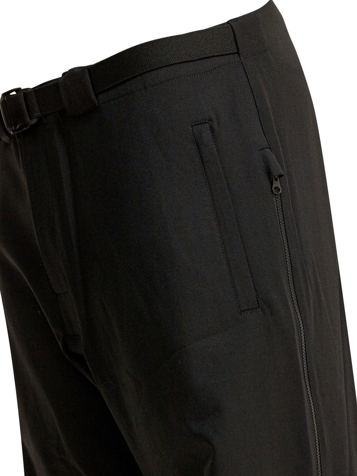 Gr10k Wool Blend Belted Pants Trousers - Black | a35719c8394a7f0674190b6e443be672258118cc