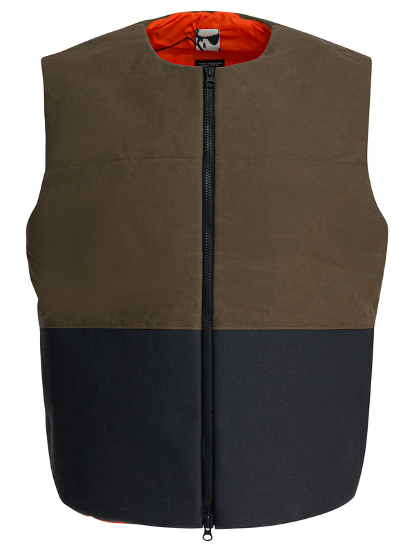 Cotton Sleeveless Jacket Jackets And Coats Brown