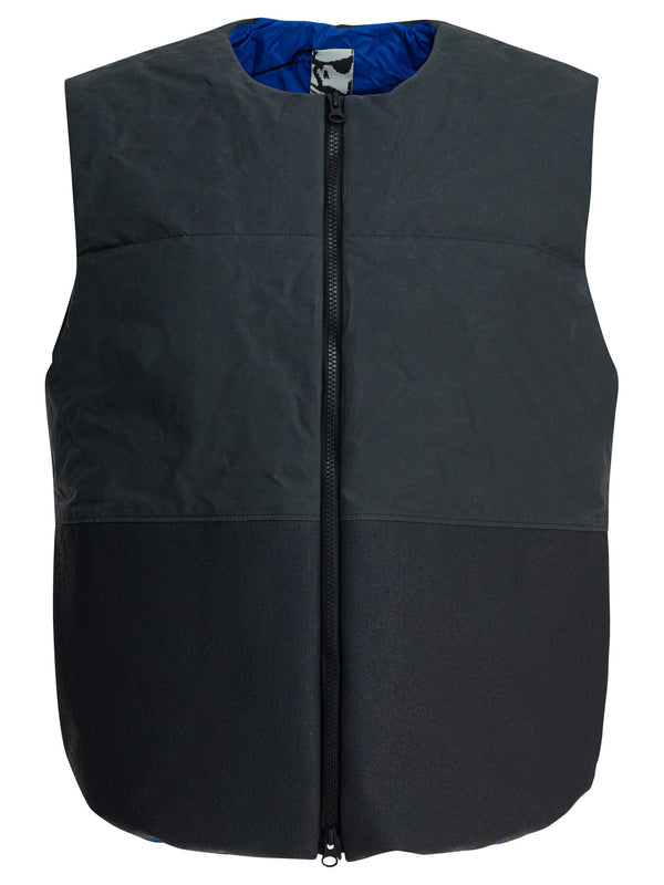 Cotton Sleeveless Jacket Jackets And Coats Grey