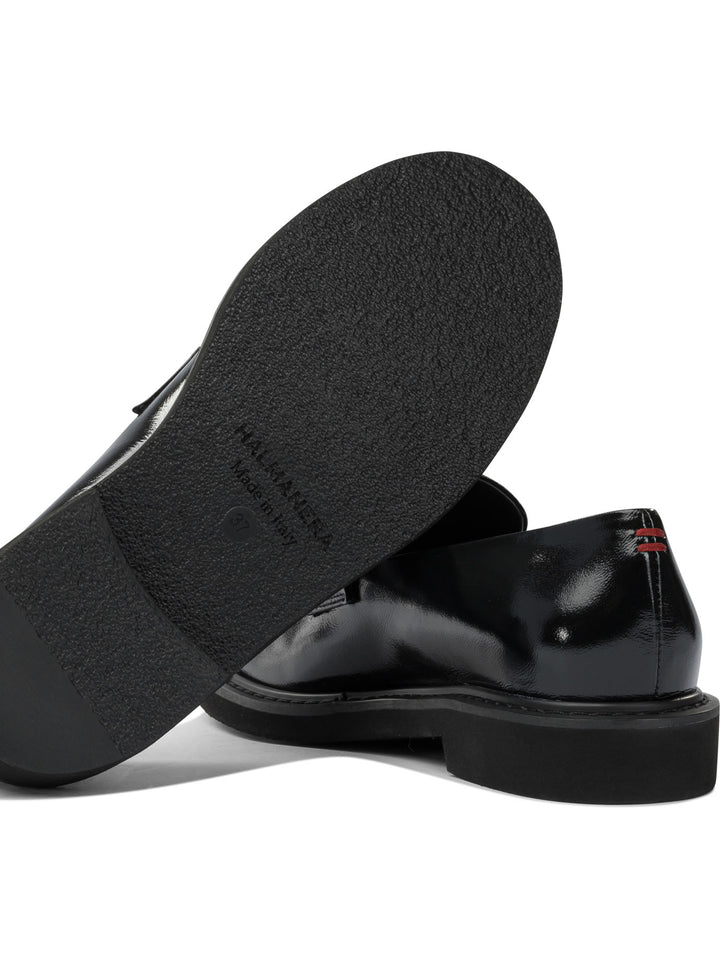 Halmanera Glossy Leather Loafers Loafers & Slippers - Black | 5cda1d0e3782efdec64a9198eebbc31f3219aee9