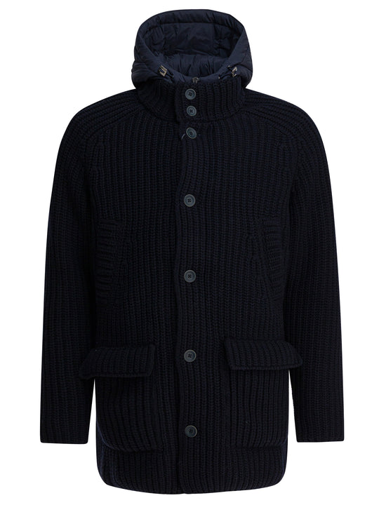 Merino Wool Coat Jackets And Coats Blue