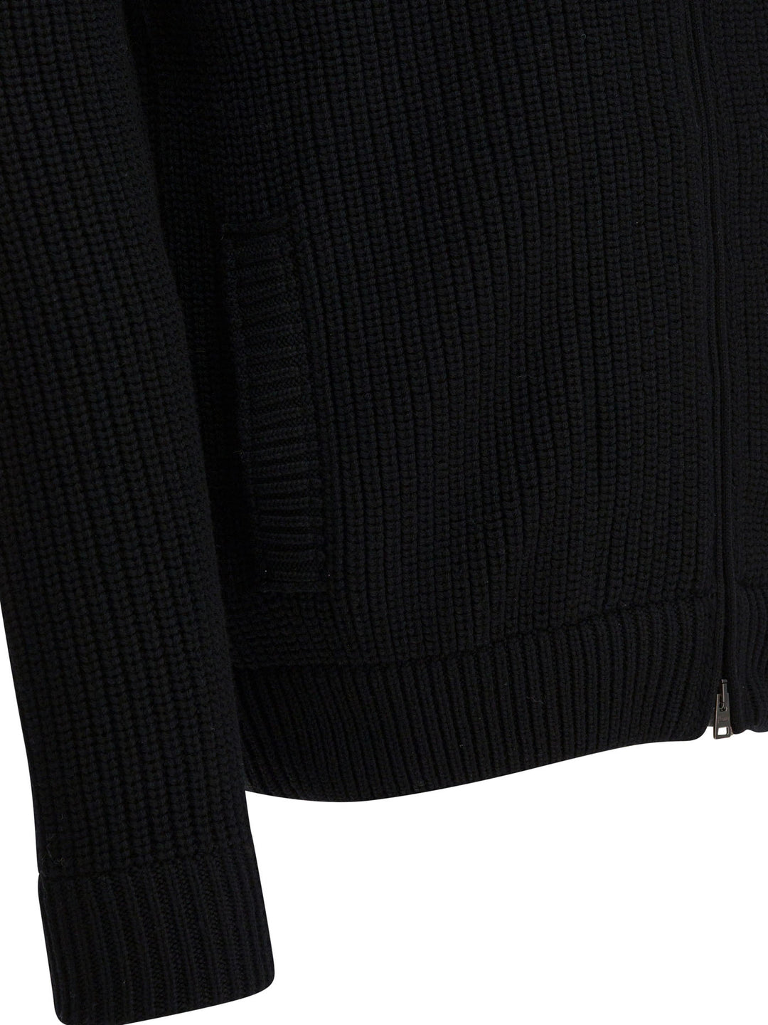 Herno Virgin Wool Short Down Jacket Jackets and Coats - Black | 6192d29c3fcdfd8a732eea6fde6f8515731d1313