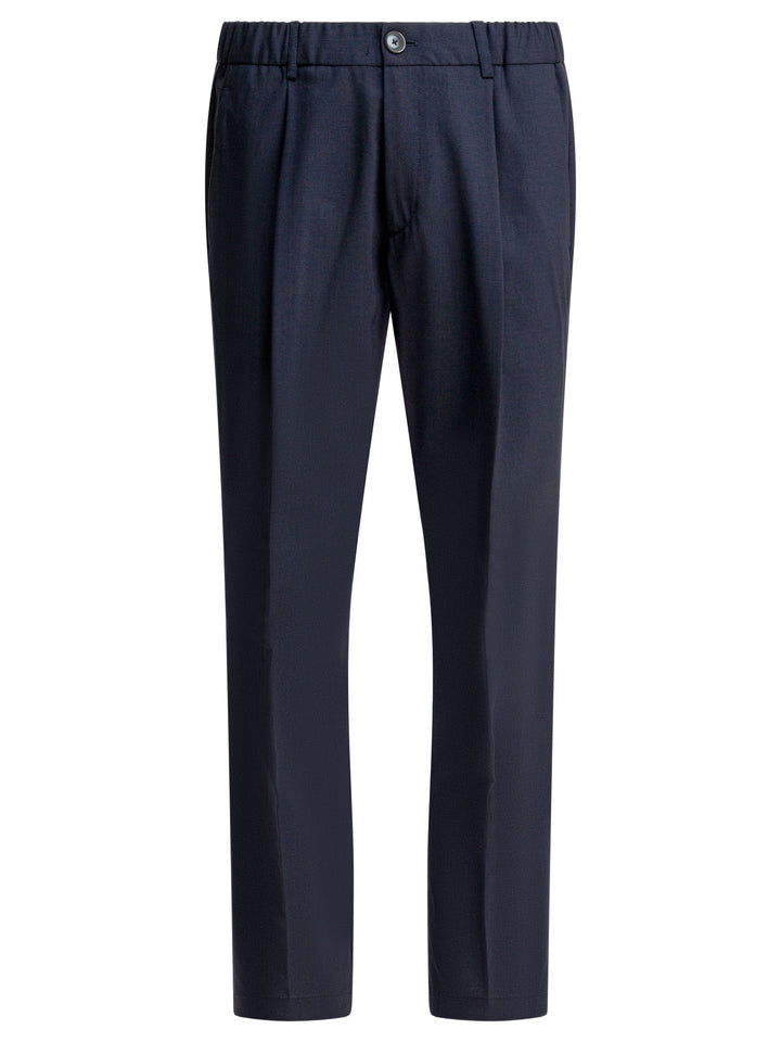 Herno Wool Pants Trousers - Blue | ac7adfcef8dbd33fbee4a7a391f60cf022b6ec4e