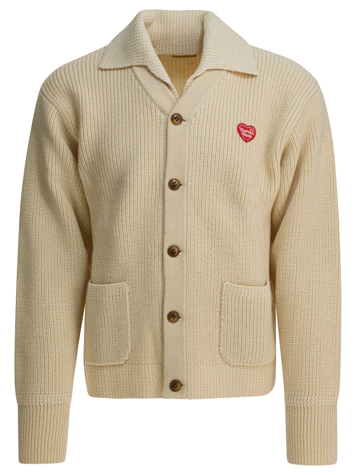 Human Made Wool Cardigan Knitwear - Beige | 289e72463c724dbade524796eca437179b0bc9d6