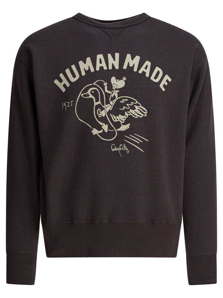 Human Made  Sweatshirts - Brown | 7fceba29897cbcad3e2a6c2d87e717ad417e8eb2