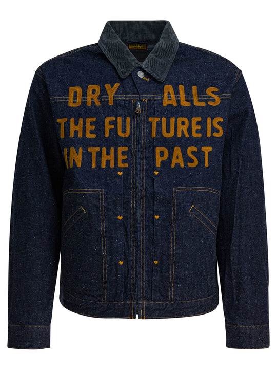 Dry Alls The Future Is In The Past Jackets And Coats Blue