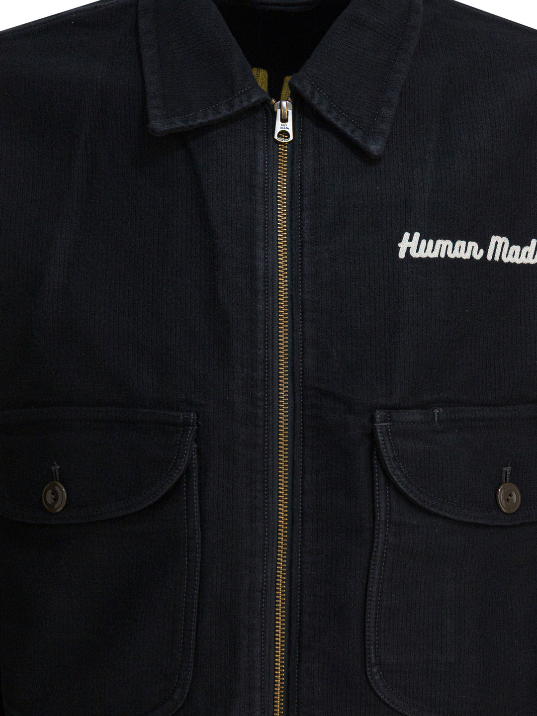 Human Made Zippered Overshirt Jacket Jackets and Coats - Black | af32d21948f9dafac2df2993543d59f35143e95d