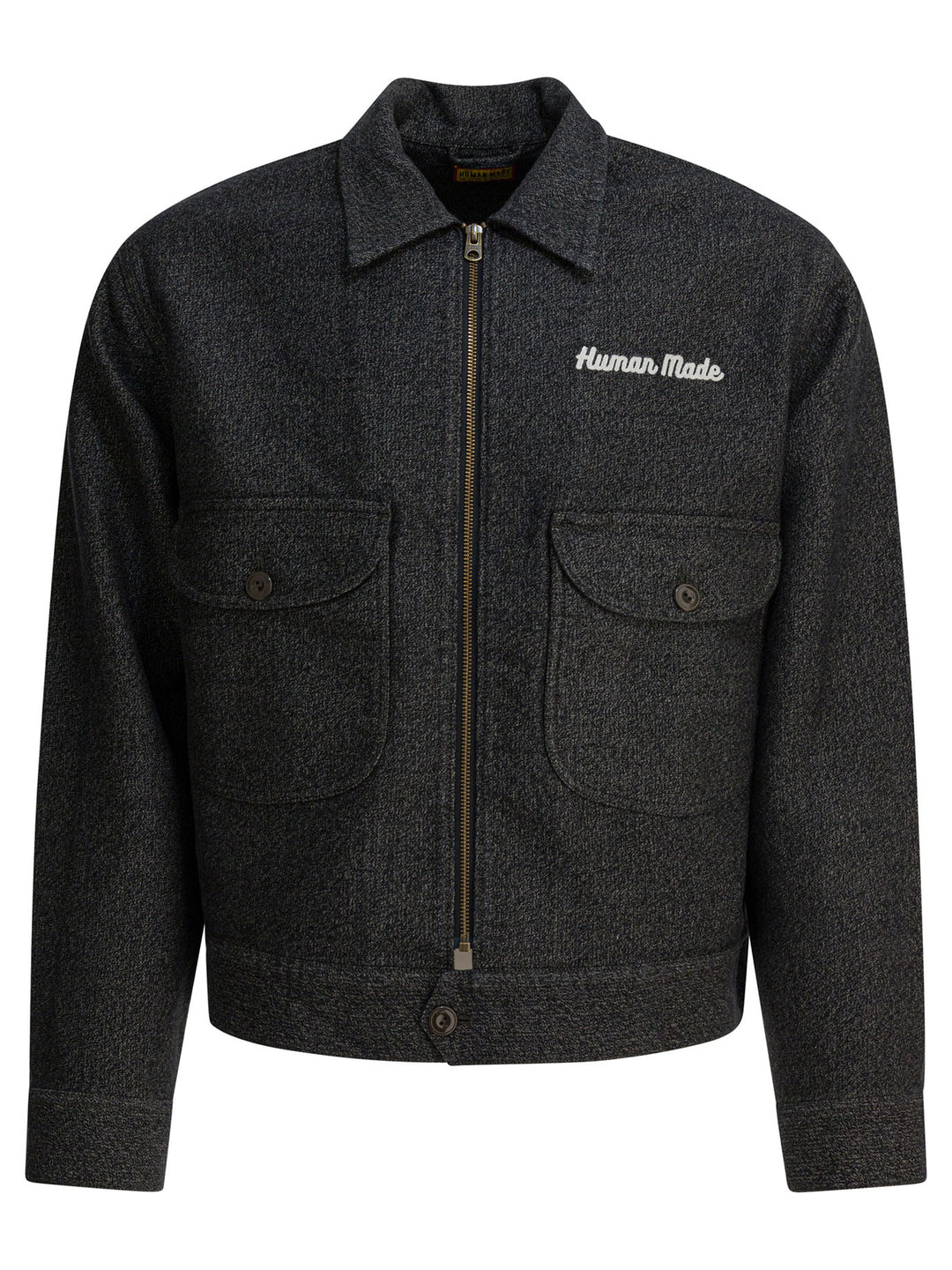 Human Made Zippered Overshirt Jacket Jackets and Coats - Grey | 11ba21fc6a2174ae771ccd95a6d4578b3f0e8951