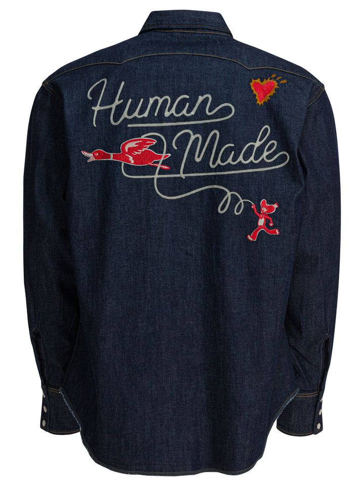 Human Made Western Shirts - Blue | acecb349c4914eaa0cea3ef137c2519980707240