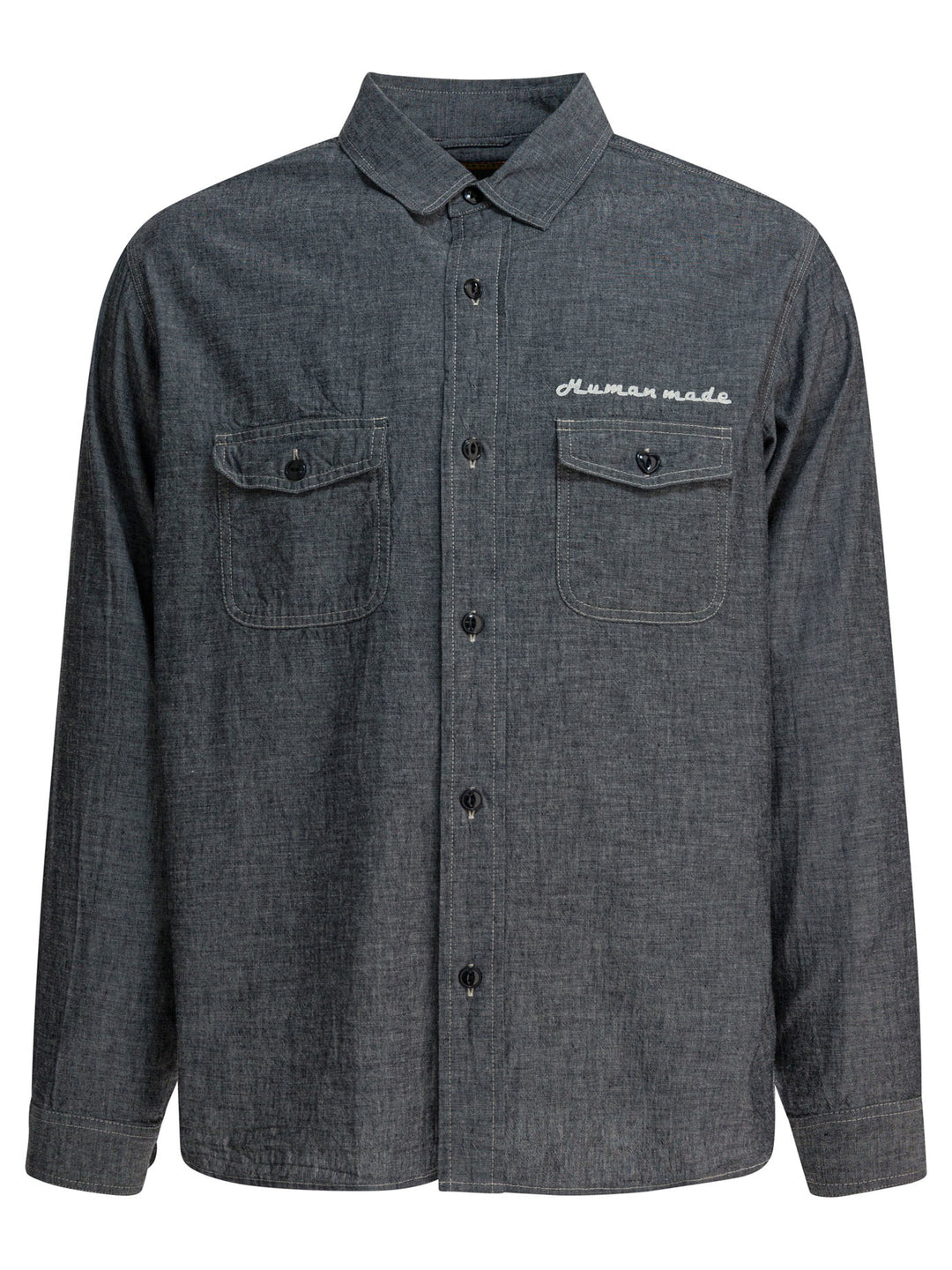 Human Made Chambray Shirt Shirts - Grey | 02eb2d6863aaedf1fe69ad3cdd76e09e774d2d45