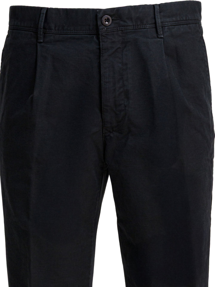 Incotex Slacks Tapered Fit Trousers - Black | b38d391473f32c950d5b976d7a665071732a16ec