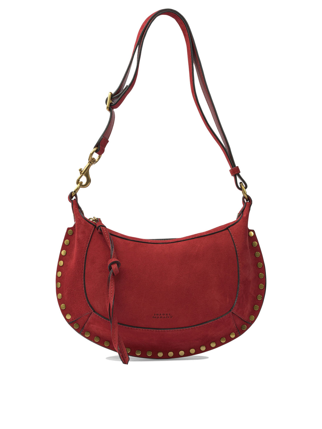 Isabel Marant Oskan Moon Shoulder Bags - Red | 125b49721bc429b1816c2dd3e6aa87cf13742e3d