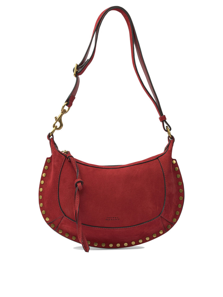 Isabel Marant Oskan Moon Shoulder Bags - Red | 125b49721bc429b1816c2dd3e6aa87cf13742e3d