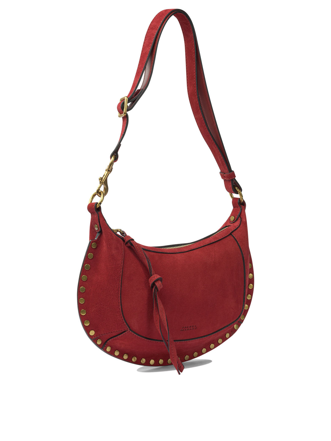 Isabel Marant Oskan Moon Shoulder Bags - Red | 6b8987048a125ce6e5fbb0cd8f4cde92c9b1f40a