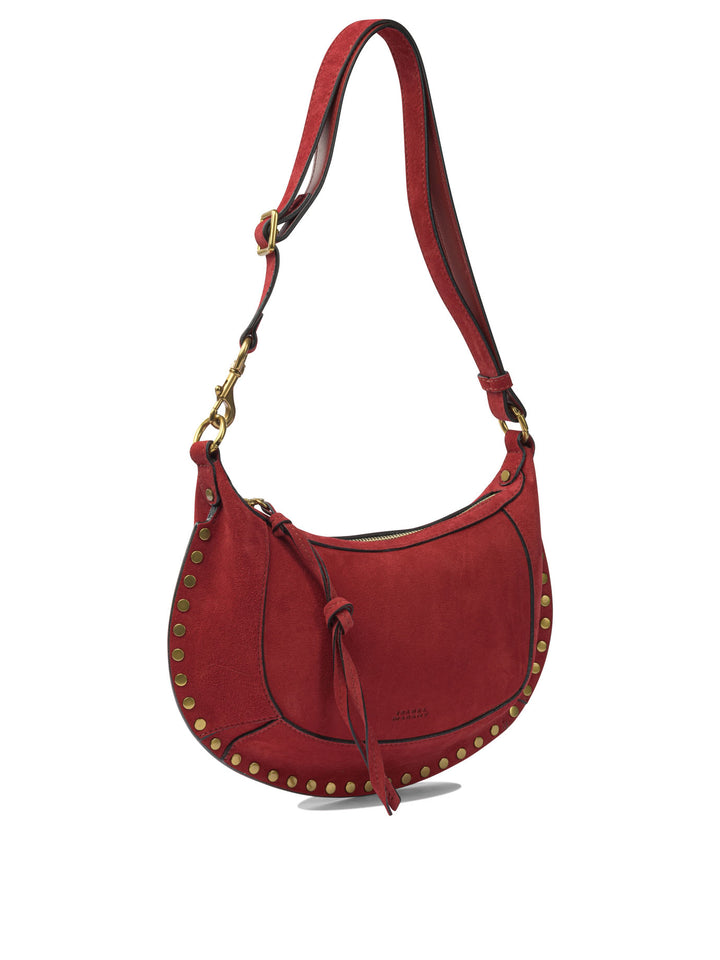 Isabel Marant Oskan Moon Shoulder Bags - Red | 6b8987048a125ce6e5fbb0cd8f4cde92c9b1f40a