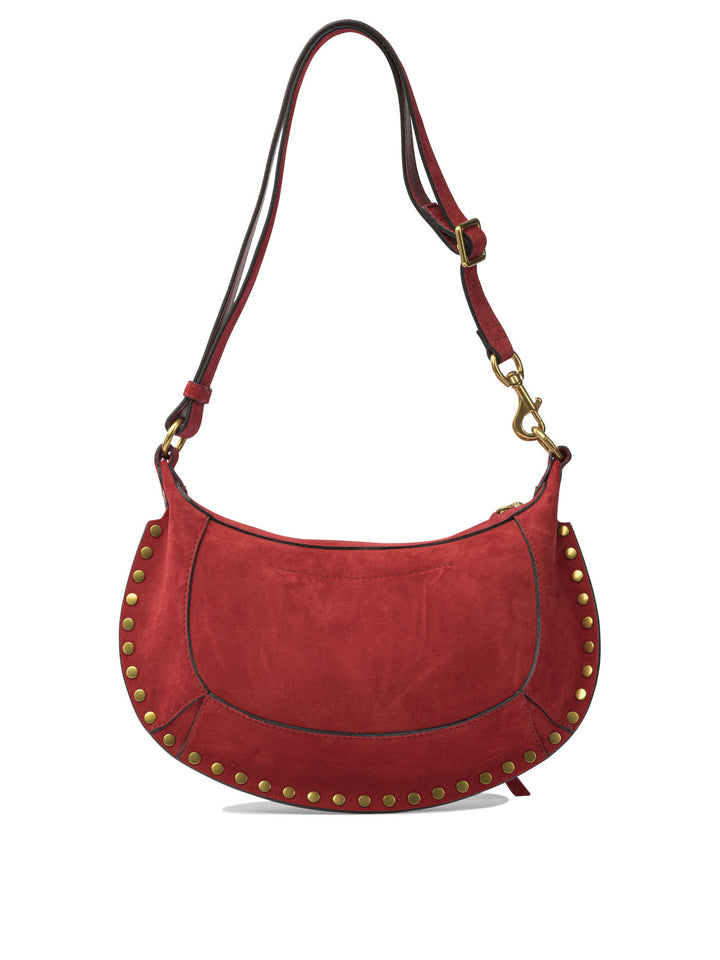 Isabel Marant Oskan Moon Shoulder Bags - Red | 47c4034f8c093bb8ce17d2eb46d8f925fd7e171d