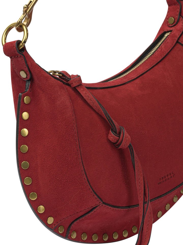 Isabel Marant Oskan Moon Shoulder Bags - Red | 7d070bebbfad4a22067332aa9d84630af66d1738