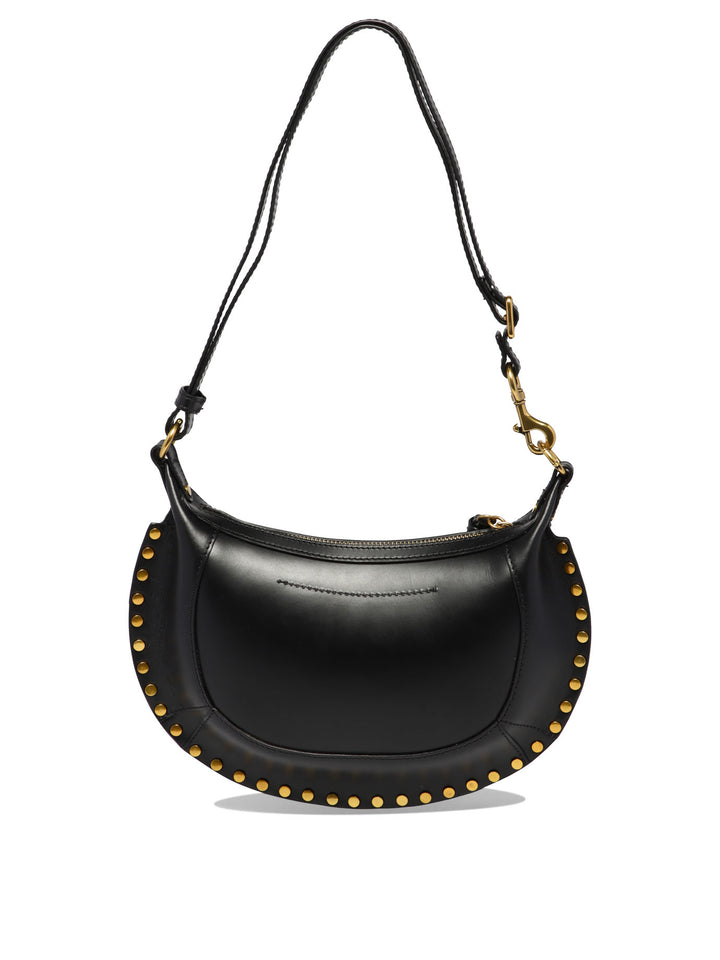 Isabel Marant Oskan Moon Shoulder Bags - Black | 65a83808c05058ed329def73c5b1917e3bf1b19b