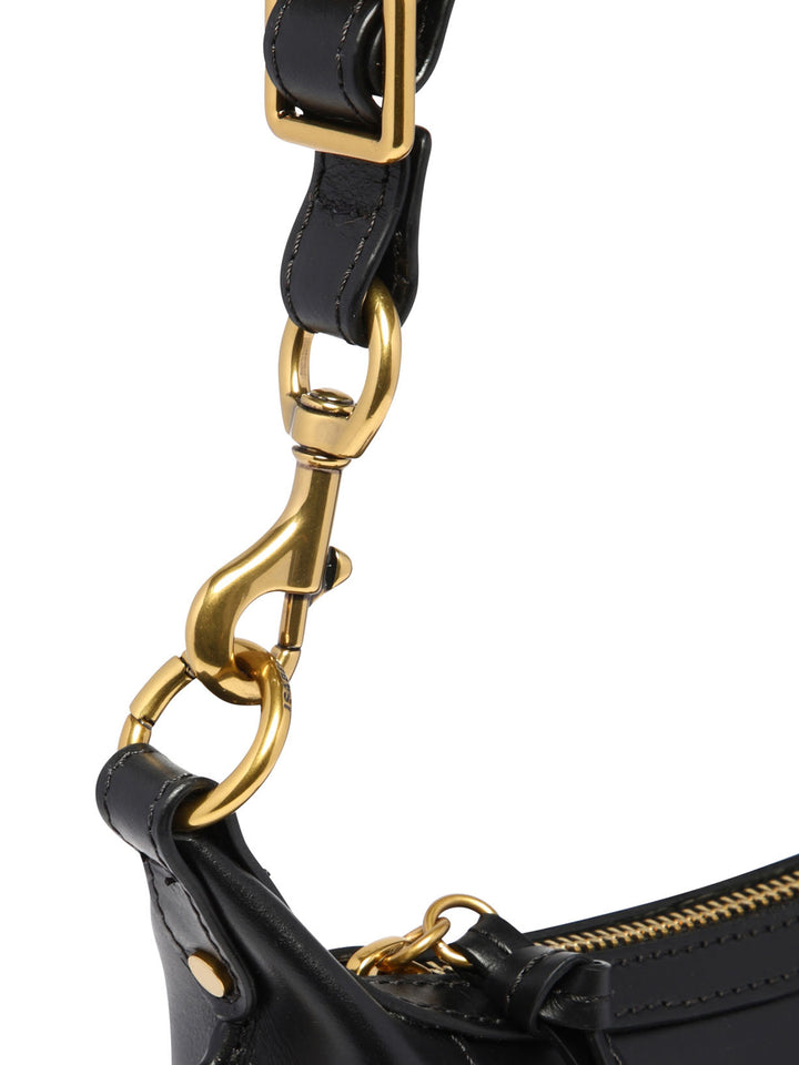 Isabel Marant Oskan Moon Shoulder Bags - Black | 3d4ef1012d2ca9e8e2e98ec0fb160ca5526747f7