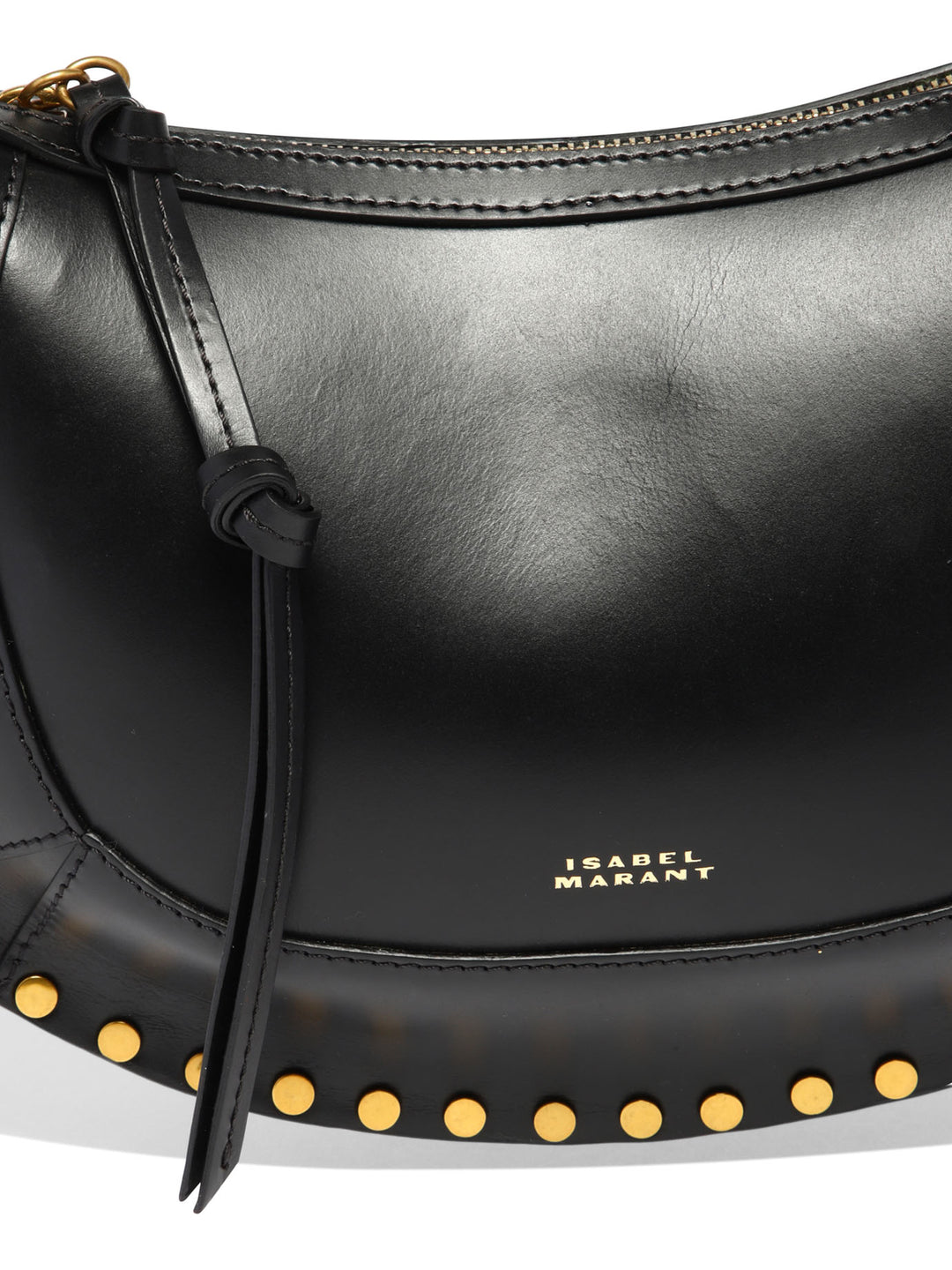 Isabel Marant Oskan Moon Shoulder Bags - Black | 6d0f35185d68f1e375adc4d744b129fd1be15537