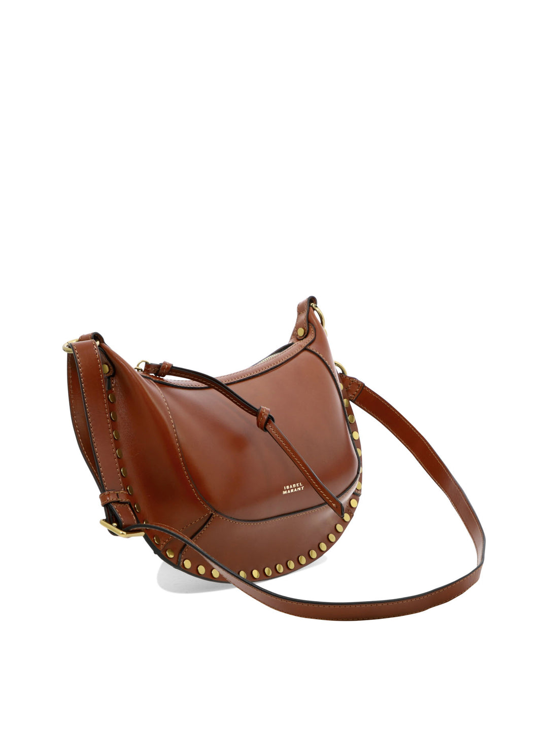 Isabel Marant Oskan Moon Shoulder Bags - Brown | d2b1d59200b837109ac36281c6b9e50db134ed1a