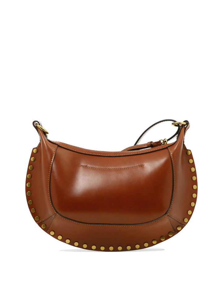 Isabel Marant Oskan Moon Shoulder Bags - Brown | d840252631d292e4f7a0431936920e113c071ba0