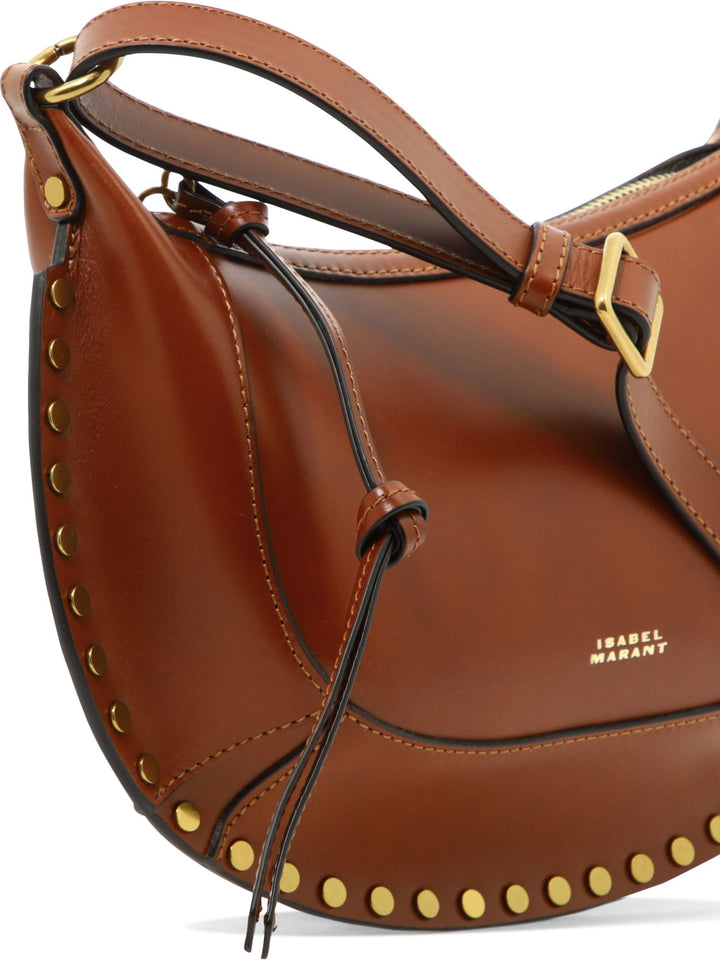 Isabel Marant Oskan Moon Shoulder Bags - Brown | 8146cfc58e5263d6e6f28555eac711688bd4c5ec