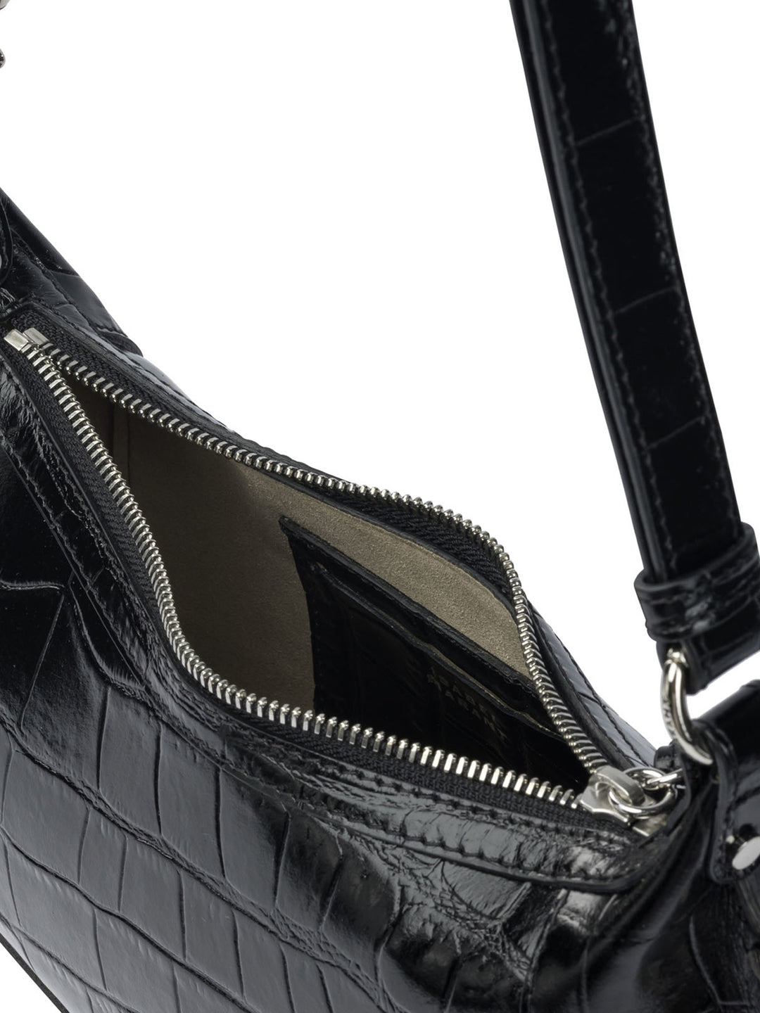 Isabel Marant Oskan Moon Shoulder Bags - Black | 04d5597b506d7c9dea9c74648d58c214db81a873