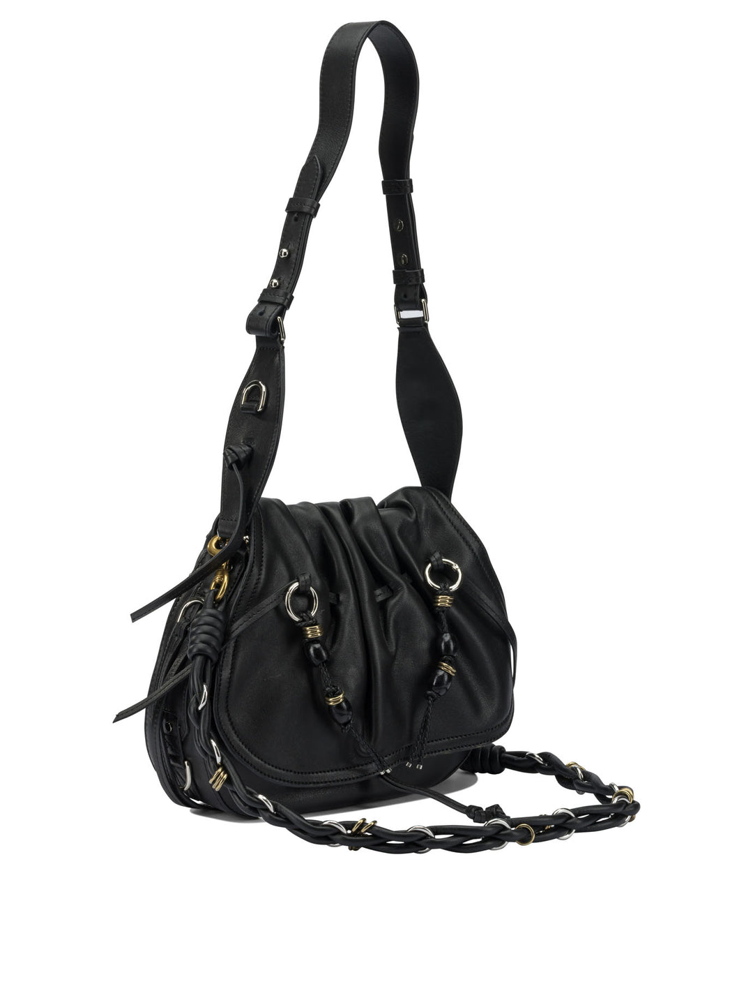 Isabel Marant Bolton Crossbody Bags - Black | d7453d4ada3ce6ead703367f3dfd8bcb9d98dd45