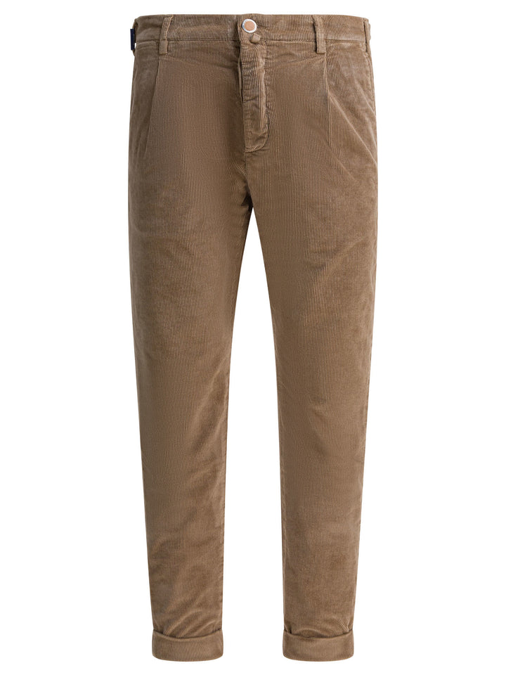Jacob CohëN  Trousers - Brown | 34804301e514639b1ed0b80993c2b542a45a877f