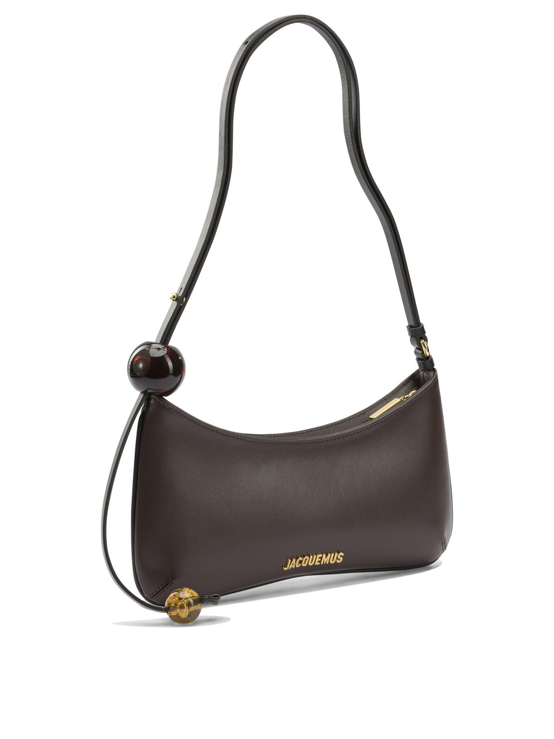 Jacquemus Le Bisou Perle Shoulder Bags - Brown | bab33a729f867afc68c0261cb1f867fc3327d6b6