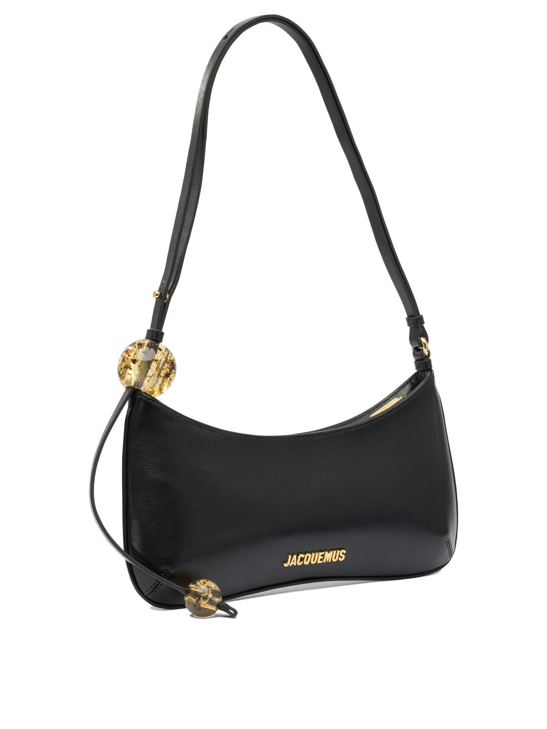 Jacquemus Le Bisou Perle Shoulder Bags - Black | d09e1bb4696f29665879b6f81472c83548faef39