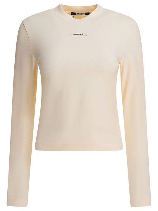 Gros Grain T-Shirts Beige