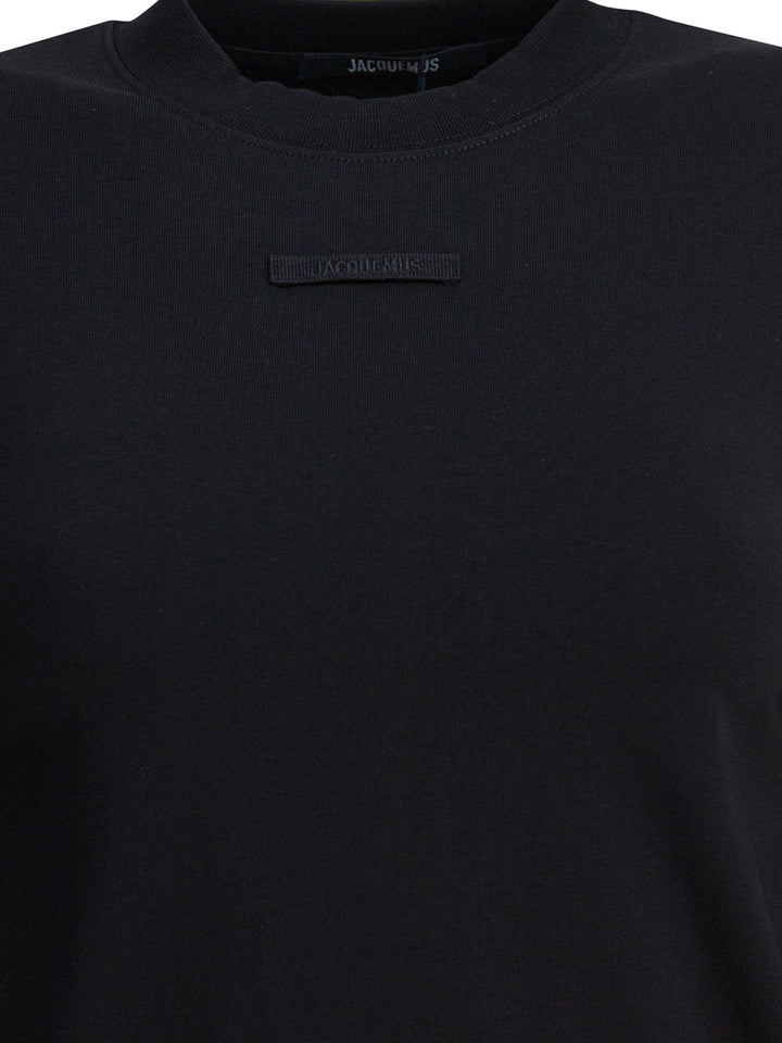 Jacquemus Gros Grain T-shirts - Black | 502c476d7a39a0c1576b45ef14d6d8c6f6b08390