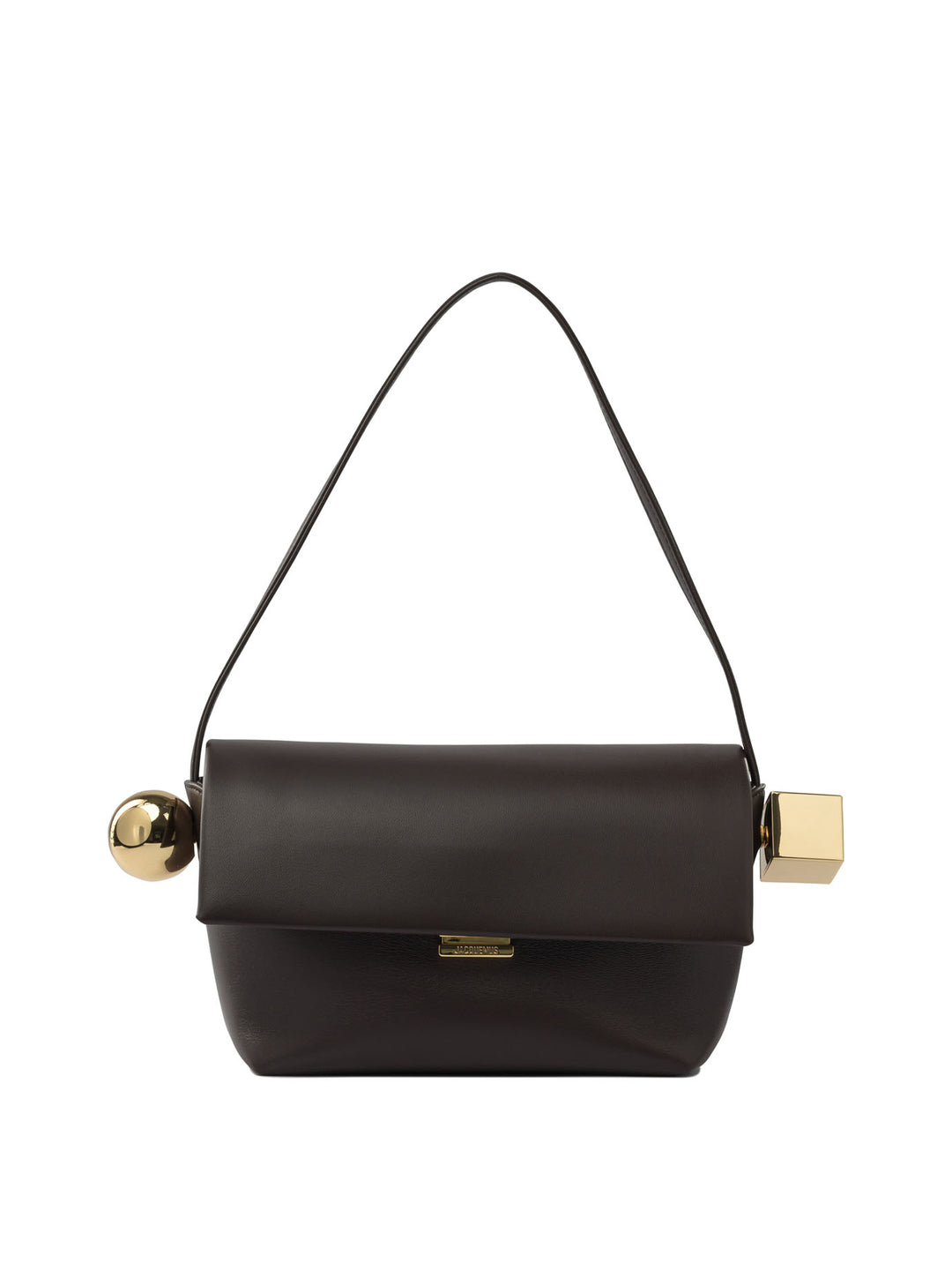Jacquemus Rond Carré Shoulder Bags - Brown | 76abd0bbf55a92990baf1fb70e928d511f173b9f