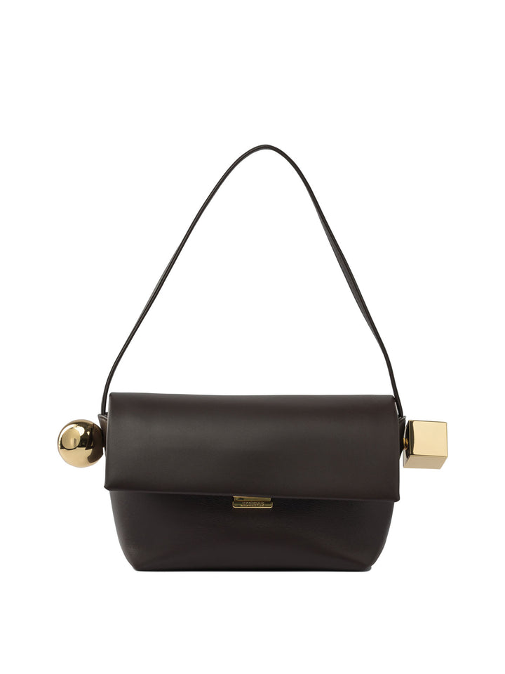 Jacquemus Rond Carré Shoulder Bags - Brown | 76abd0bbf55a92990baf1fb70e928d511f173b9f