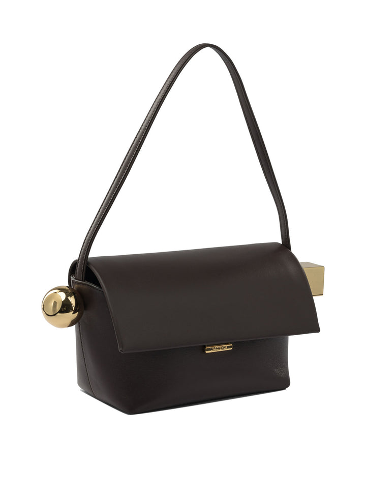 Jacquemus Rond Carré Shoulder Bags - Brown | fc7c395290daafabea258c74a597b3f96fcb3abc