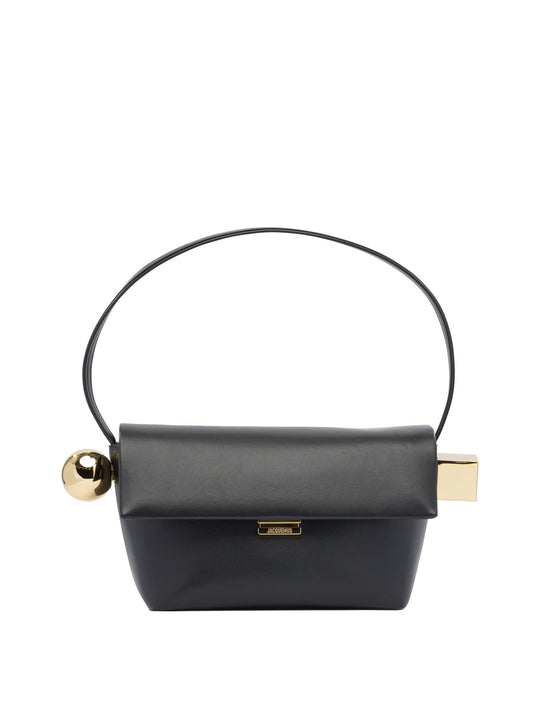 Rond Carré Shoulder Bags Black