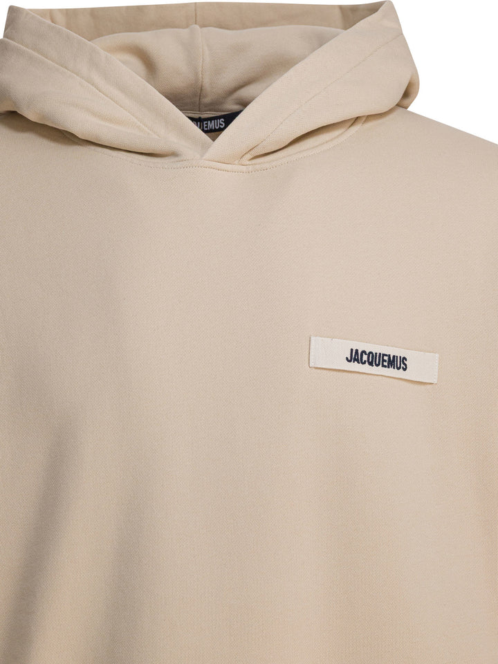 Jacquemus Gros Grain Sweatshirts - Beige | 53a0b9806b3881dd245863645758659783581ed0