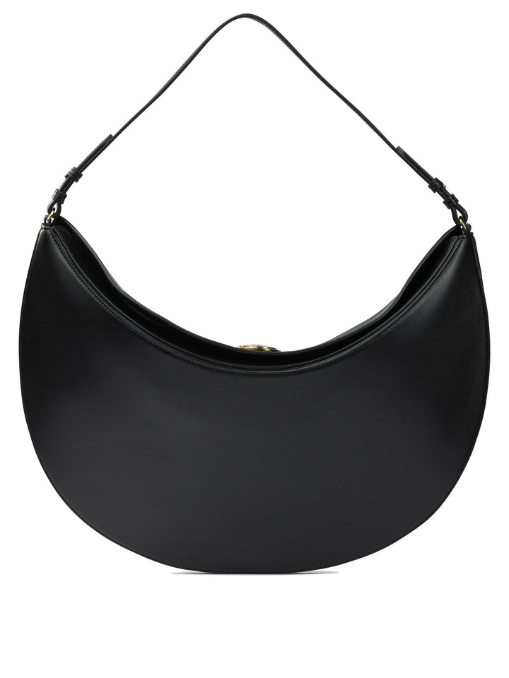 Jacquemus Le Ovalo Shoulder Bags - Black | a35ab4c080778da916641eb5348fe1c2af48da16