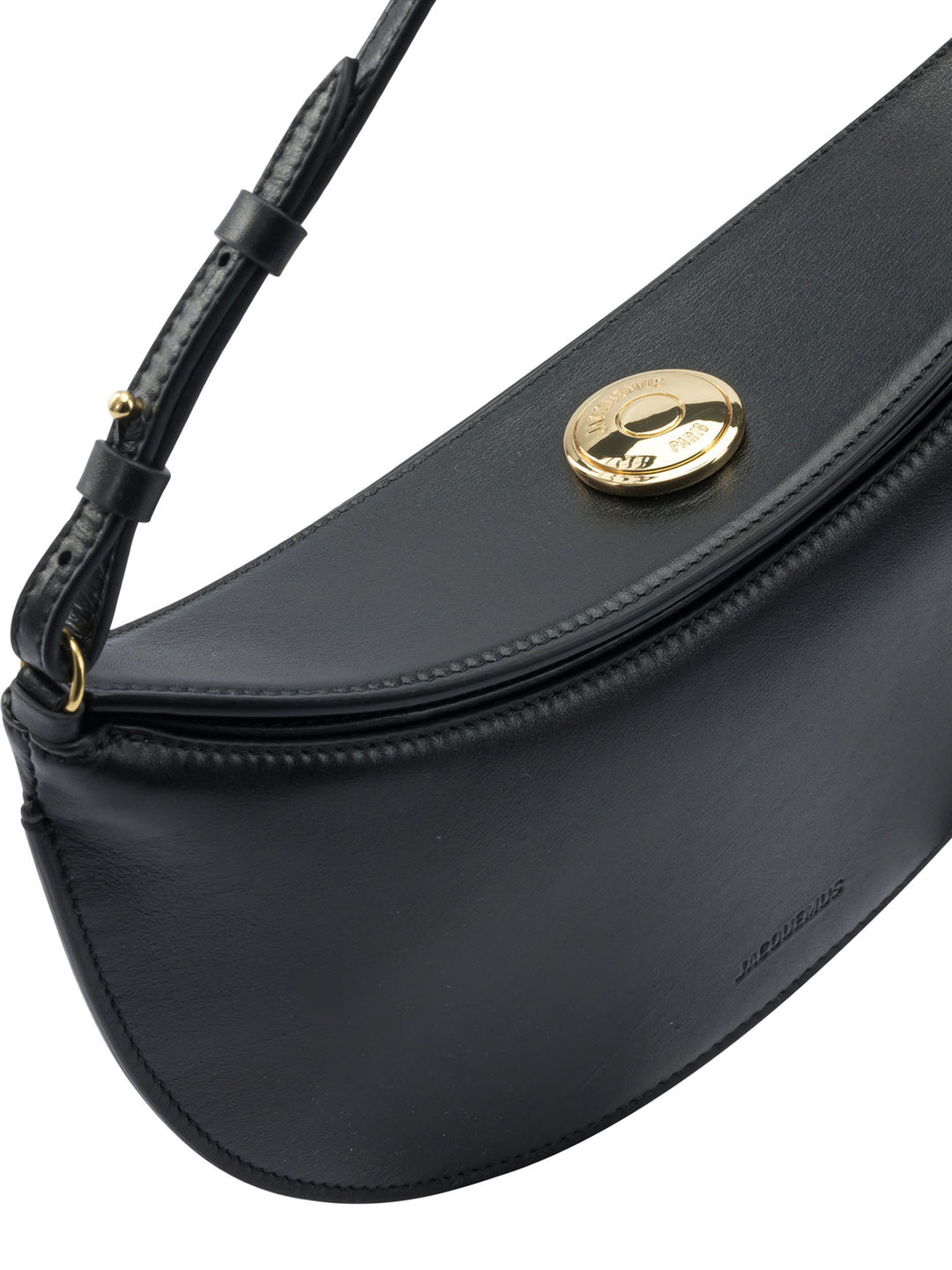 Jacquemus Le Petit Ovalo Shoulder Bags - Black | 3f3f58e792517416e51009deb8c73592cb41ab95