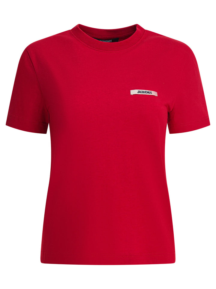 Jacquemus Gros Grain T-shirts - Red | ae9e50a4efec3187cf4126f17b4f28e4d01d0364