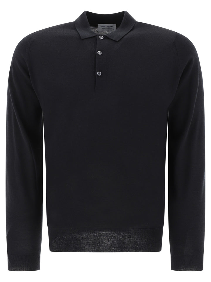 John Smedley Belper Polo shirts - Black | 5a4bc988bc6d7a0aff159379d94b5f40007c0850