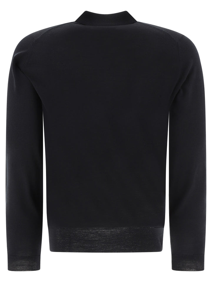 John Smedley Belper Polo shirts - Black | 01e220cb1e1ff9737307bfe14d13f3cd904b7aaa
